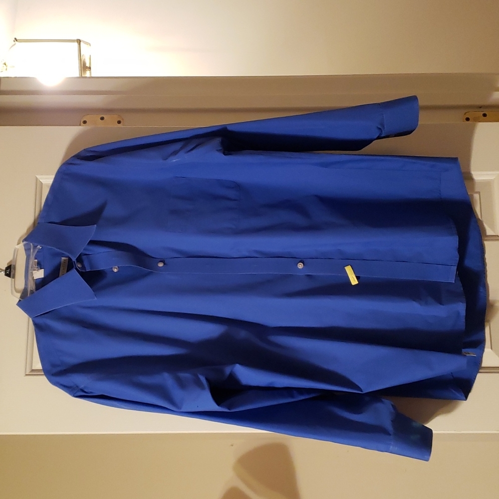 Geoffrey Beene Blue Button-up Dress Shirt